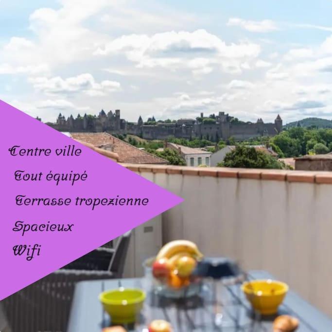 La Majestueuse Cite Lägenhet Carcassonne Exteriör bild